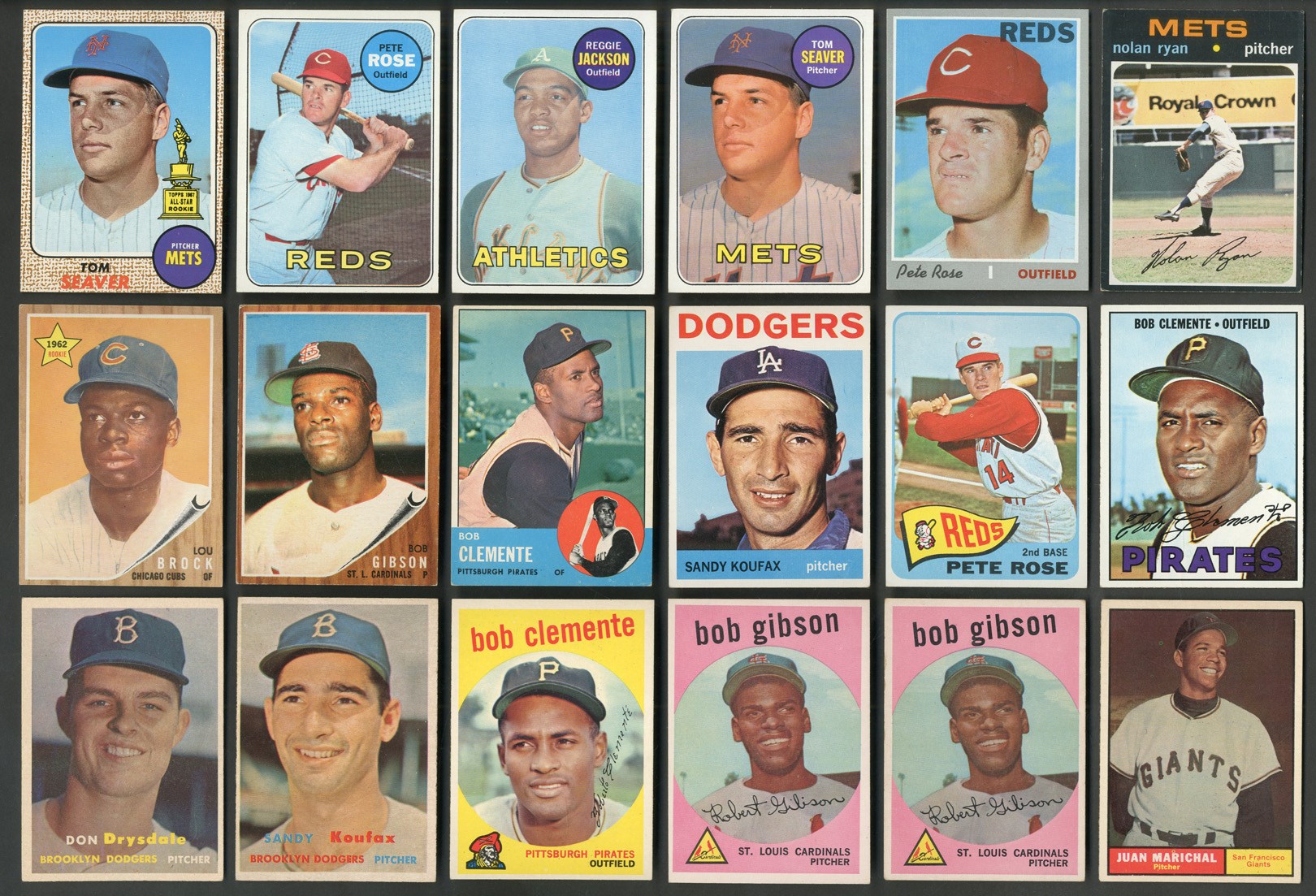 - 1957-1989 Topps Collection of Rookie Cards and HOFers - LOADED!