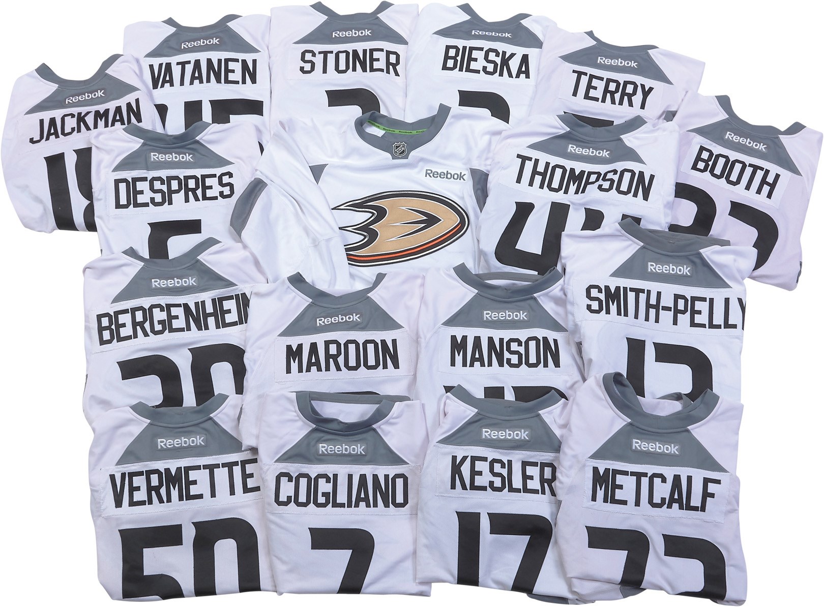 Anaheim Ducks Practice Jersey Set (18)