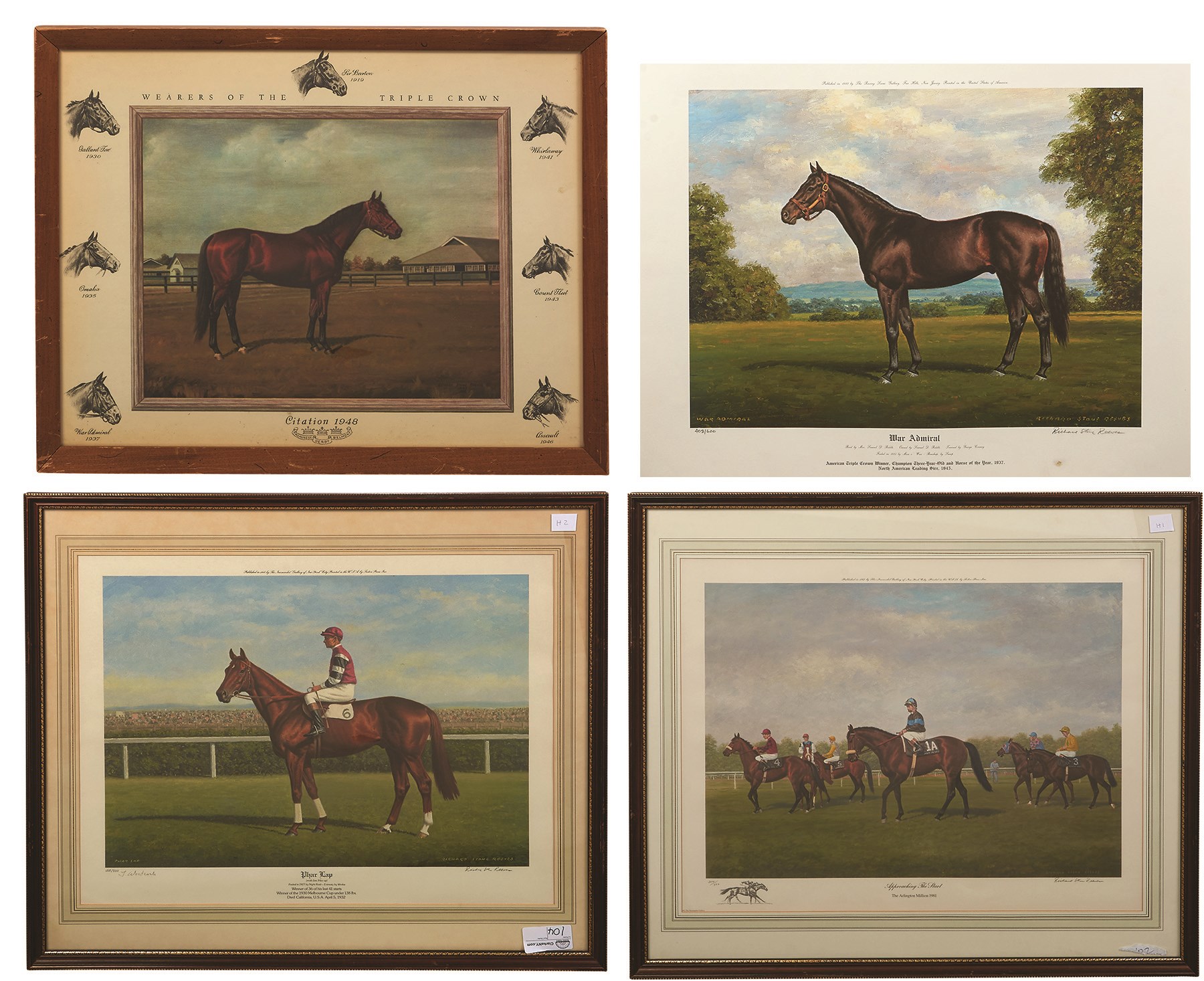 Horse Racing - Art Prints by Richard Stone Reeves (4)