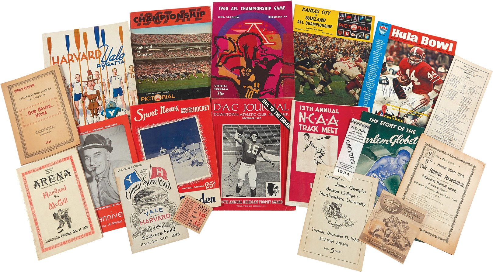 Football - Massive 1890-Present Multi-Sport Program Archive (250+)