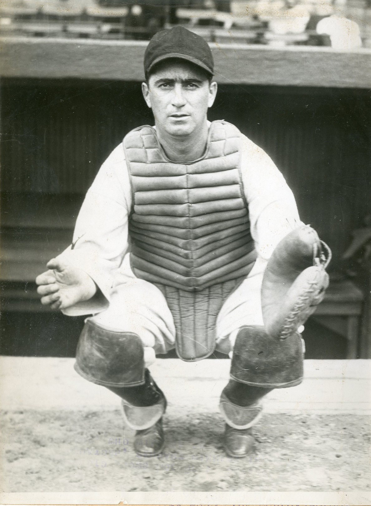 Baseball Memorabilia - 1933 Moe Berg Washington Senators Wire Photo