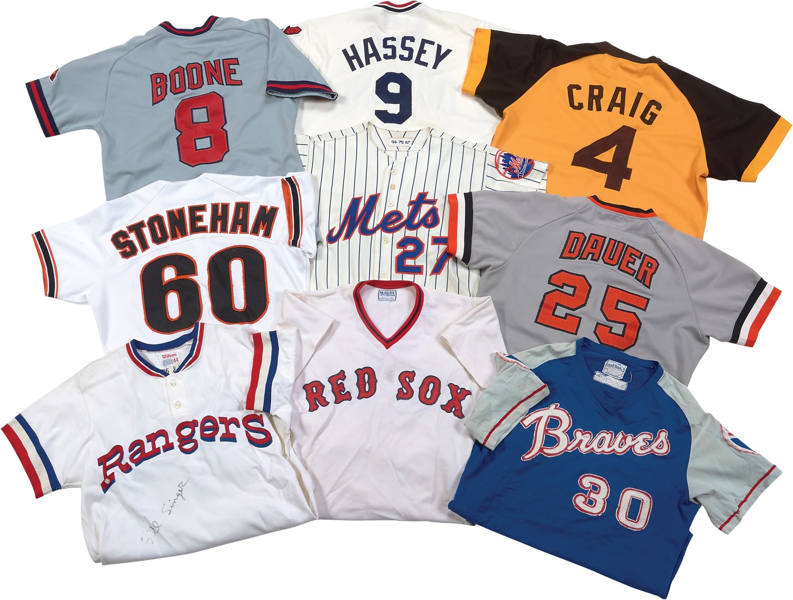 1970s Game Used Baseball Knits Collection (9)