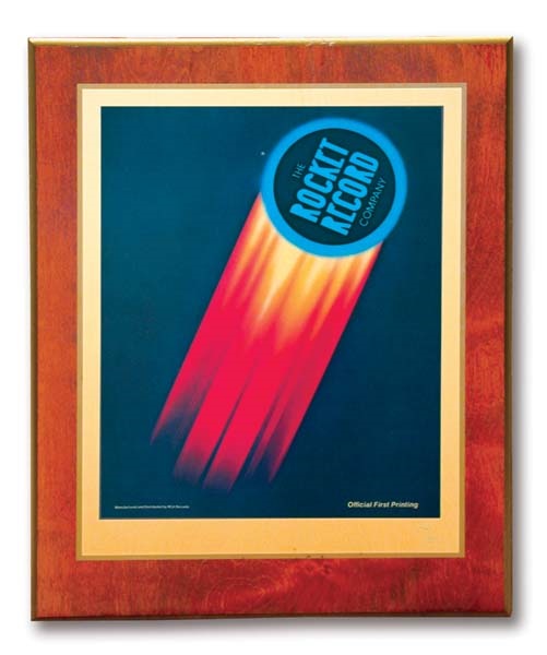 Elton John Rocket Records Signed Award