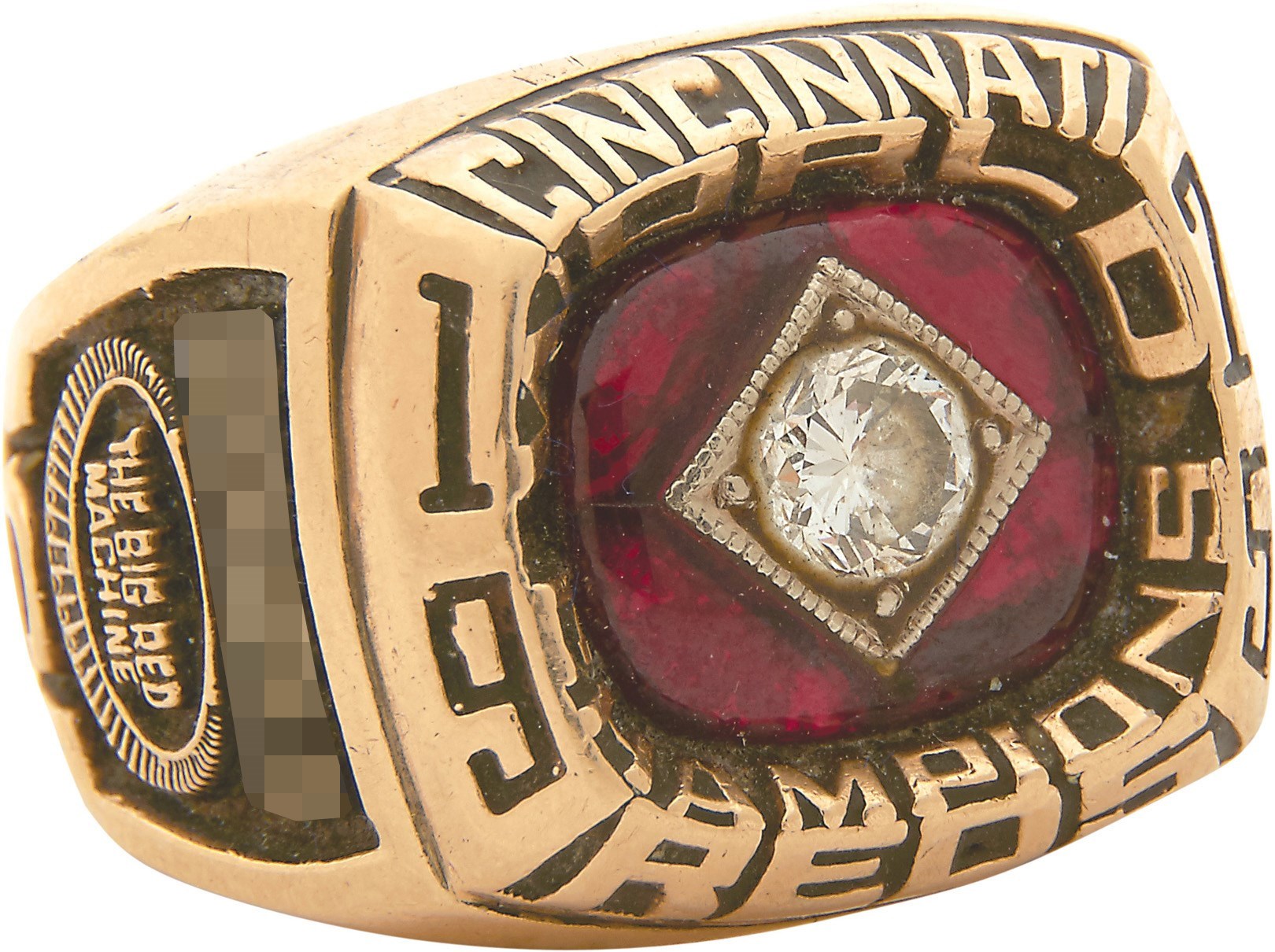 Pete Rose & Cincinnati Reds - 1975 Cincinnati Reds World Series Championship Ring