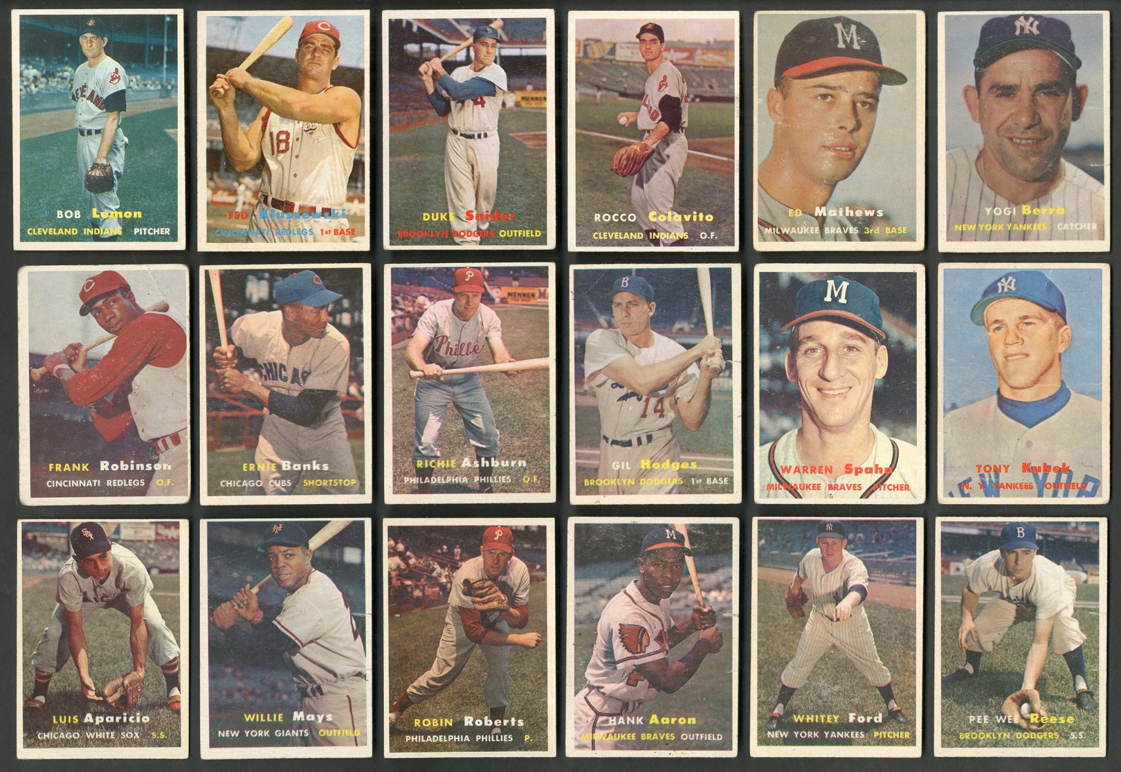 1957-1965 Topps Superstar and HOFer Collection of over 300 Cards!