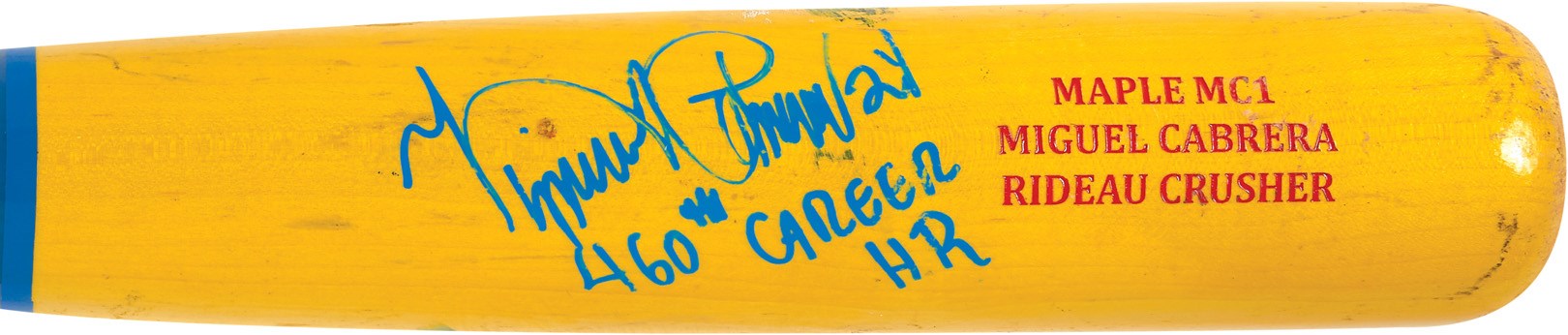 2017 Miguel Cabrera Player's Weekend "Back-to-Back Home Run" Signed Game Used Bat (MLB Auth. & Photo-Matched)