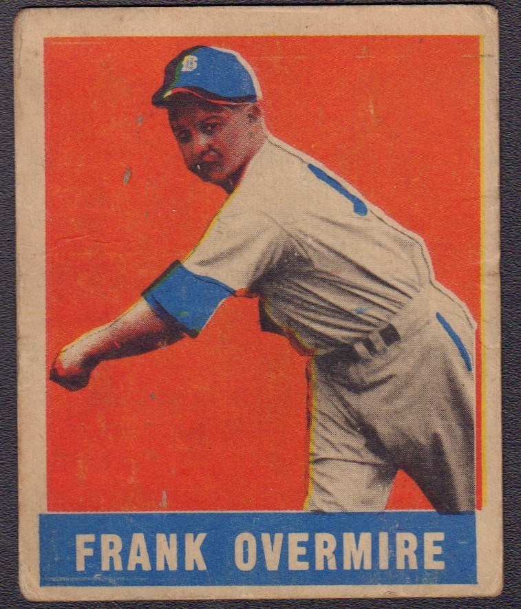 - Three 1948 Leaf Baseball Cards with Printed Back Errors