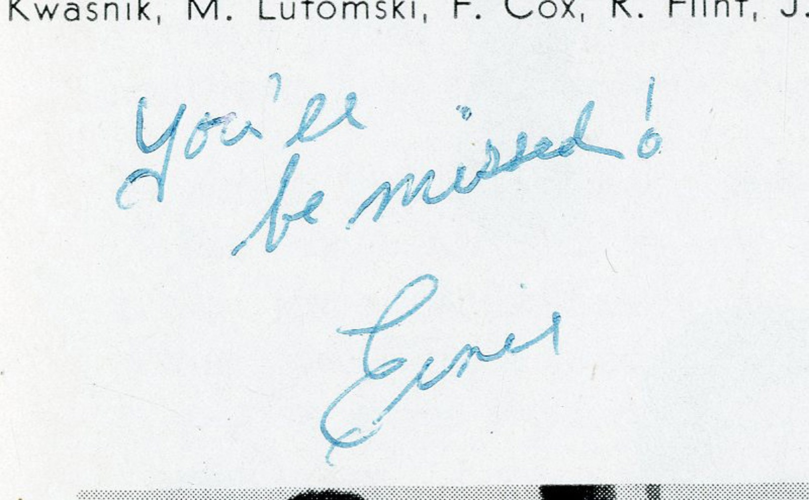 Football - 1955 Ernie Davis Signed High School Yearbook (JSA)