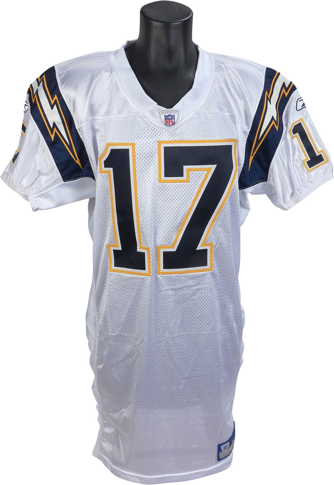 Football - 2004 Philip Rivers Game Worn Chargers Rookie Jersey (Chargers LOA)