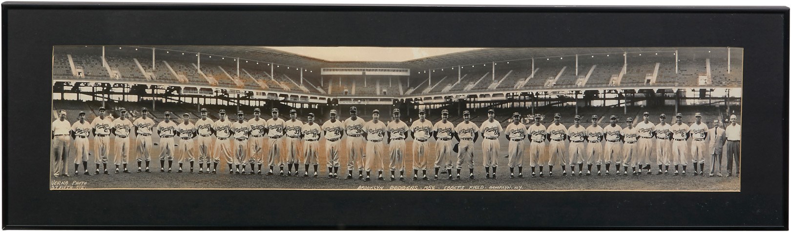 - 1954 Brooklyn Dodgers Team Panorama