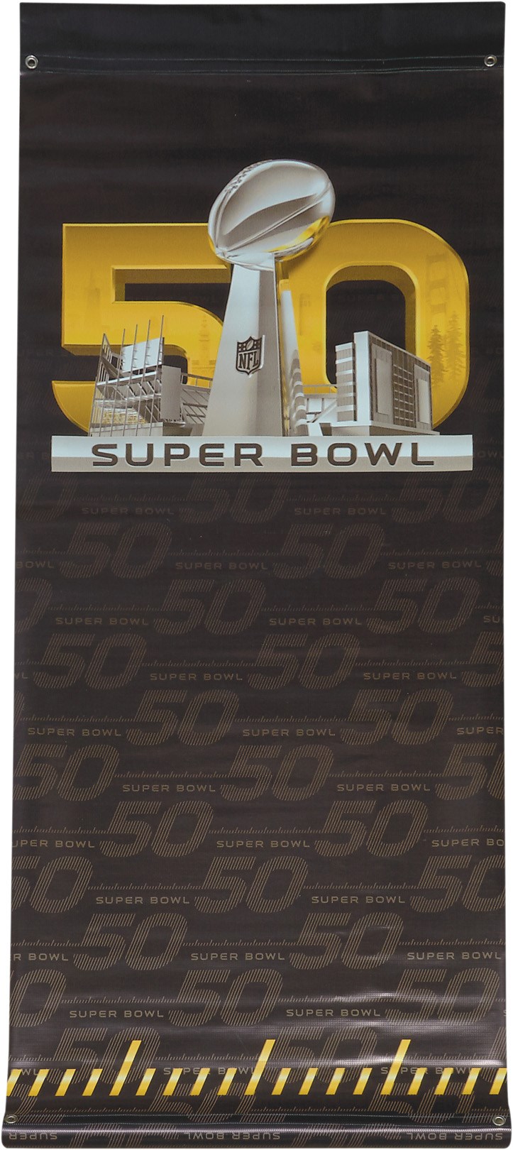 Football - 2016 Super Bowl 50 Stadium Banner