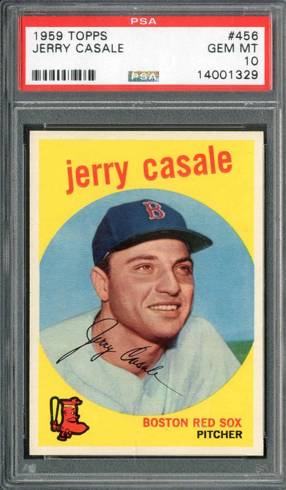 Baseball and Trading Cards - 1959 Topps #456 Jerry Casale PSA GEM MINT 10