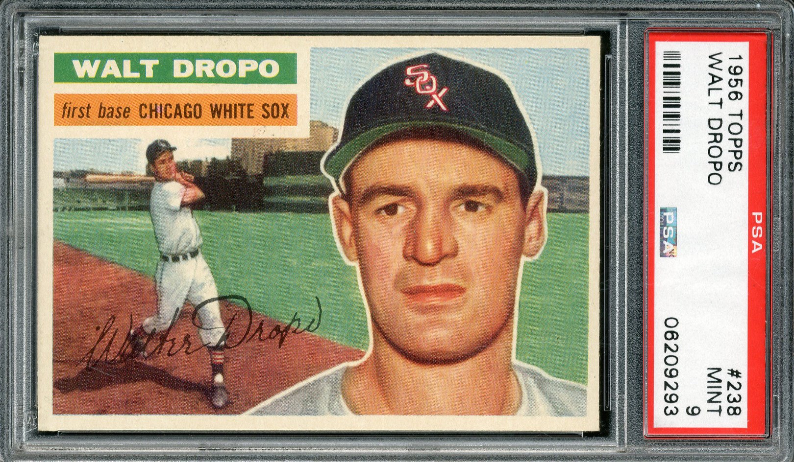 Baseball and Trading Cards - 1956 Topps #238 Walt Dropo PSA MINT 9