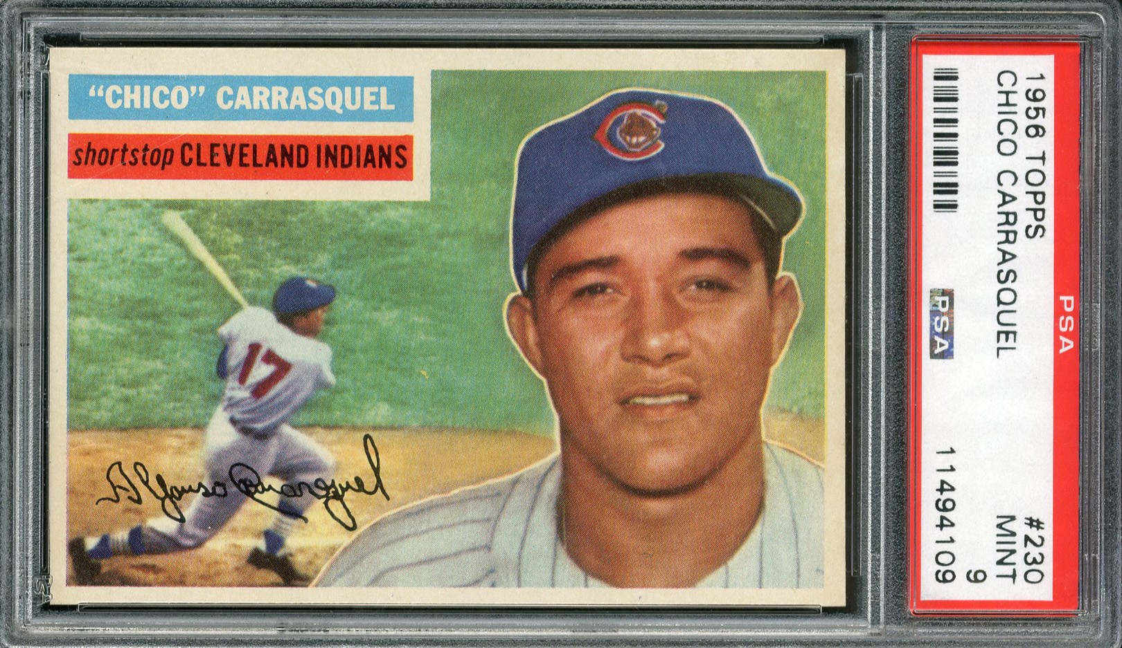 - 1956 Topps #230 Chico Carrasquel PSA MINT 9