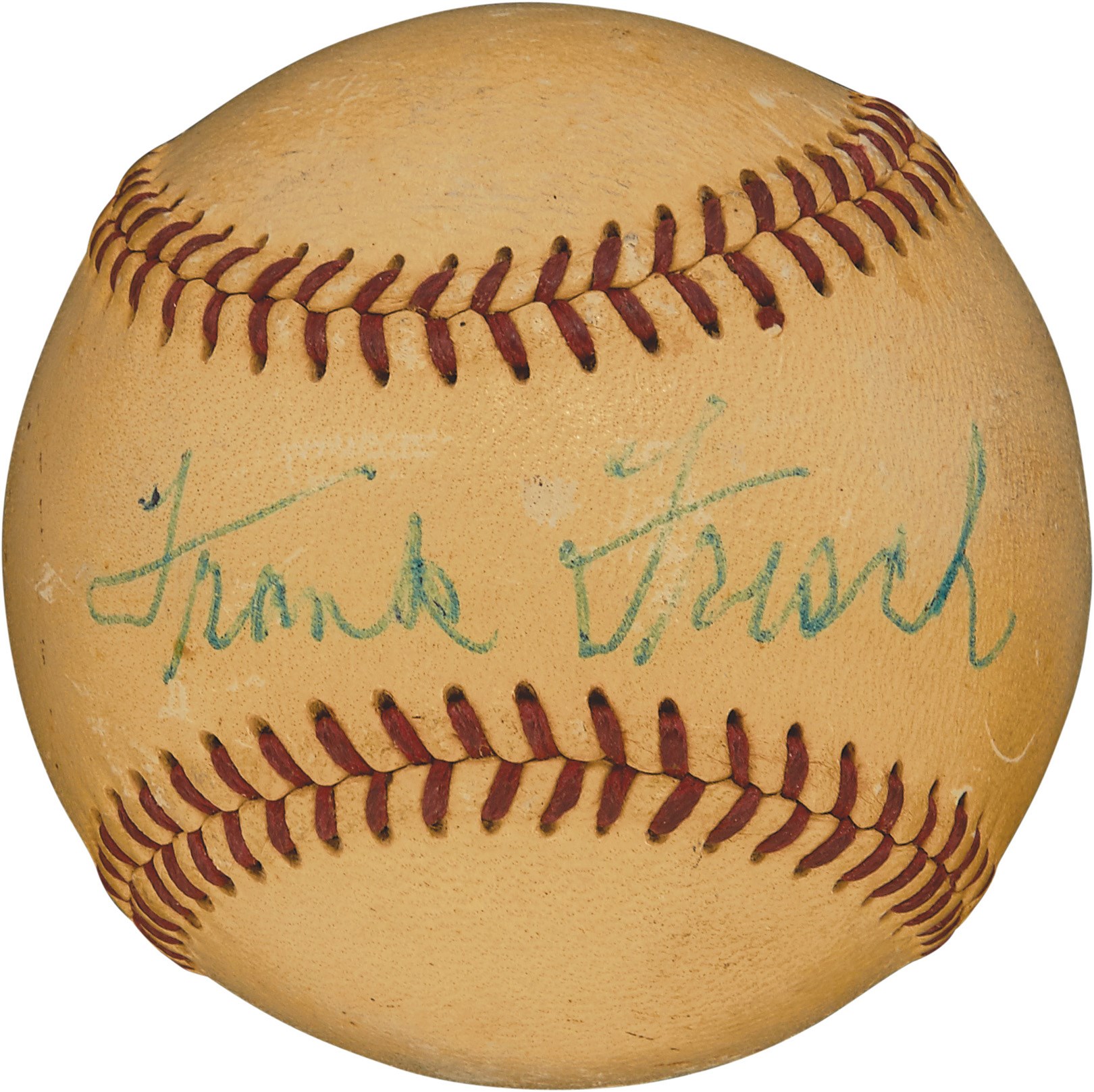 Baseball Autographs - 1950s Frankie Frisch Single-Signed ONL Baseball (PSA)