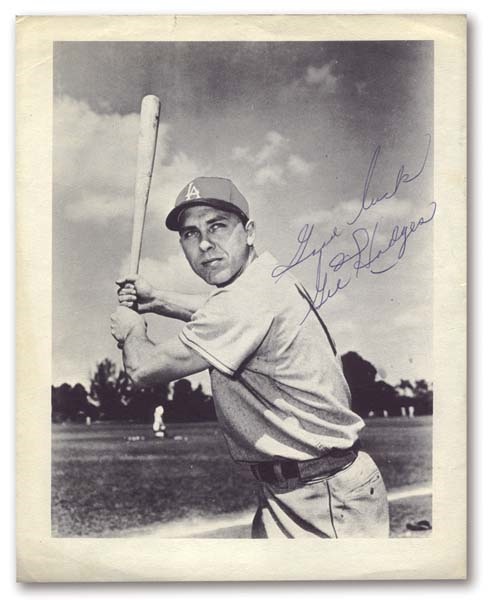 Gil Hodges Signed Photograph (8x10")