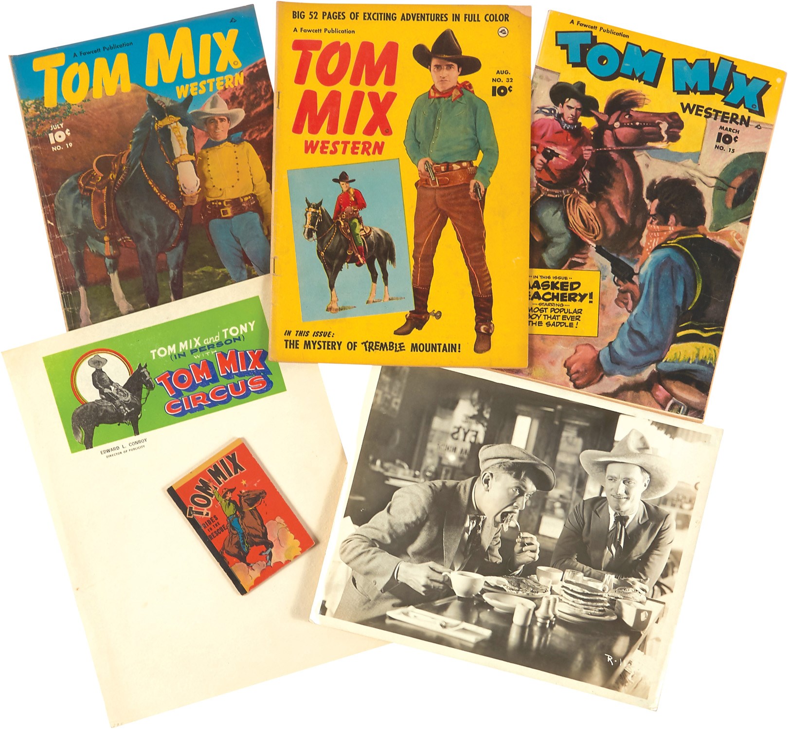 Rock And Pop Culture - Amazing 1920s-30s Tom Mix Scrap Book & More