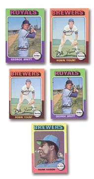 Sports Cards - 1975 Topps Mini and Regular Complete Sets