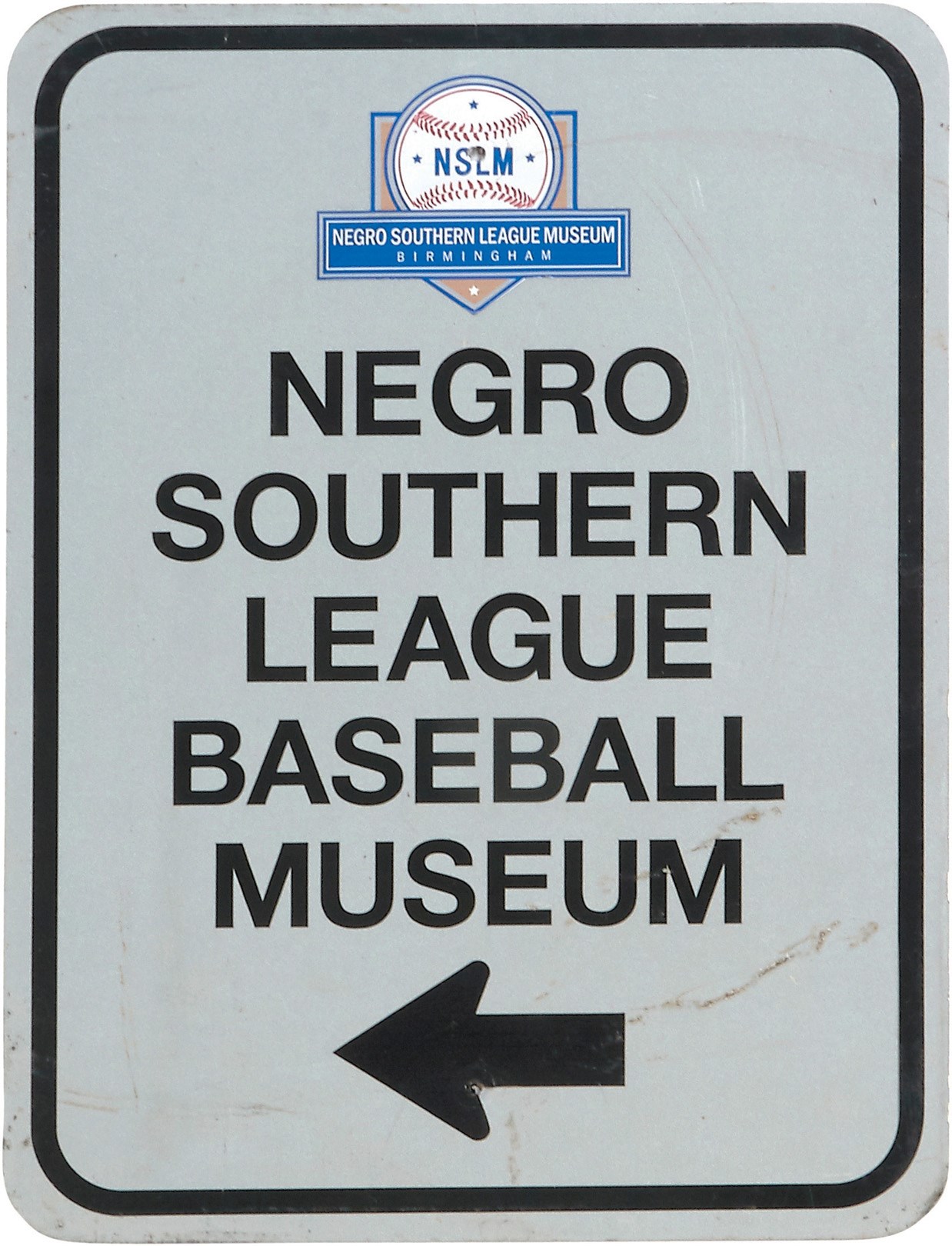 Negro Southern League Baseball Museum Sign