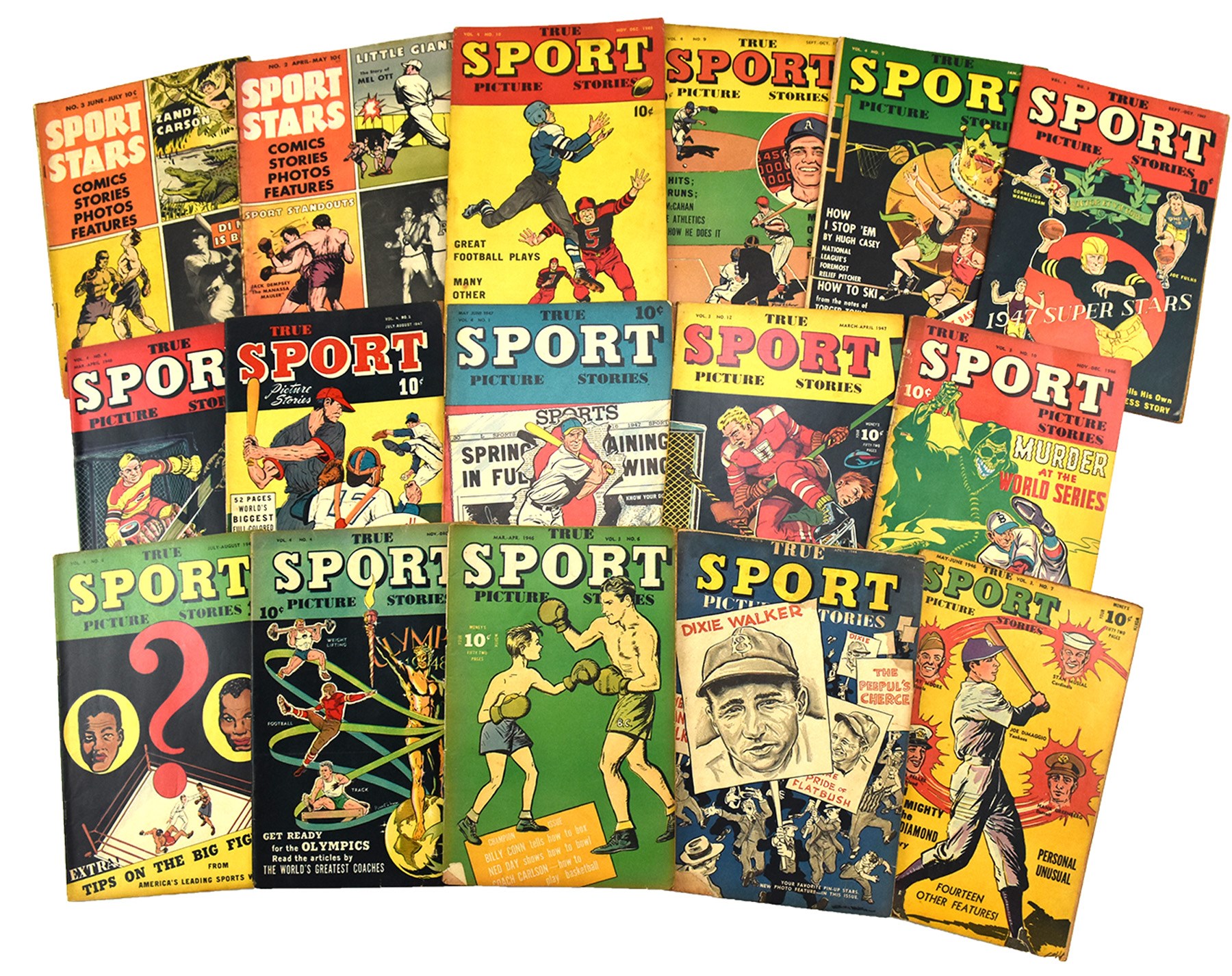 Comics - 1944-48 Scarce Baseball and Sports Comics (16)