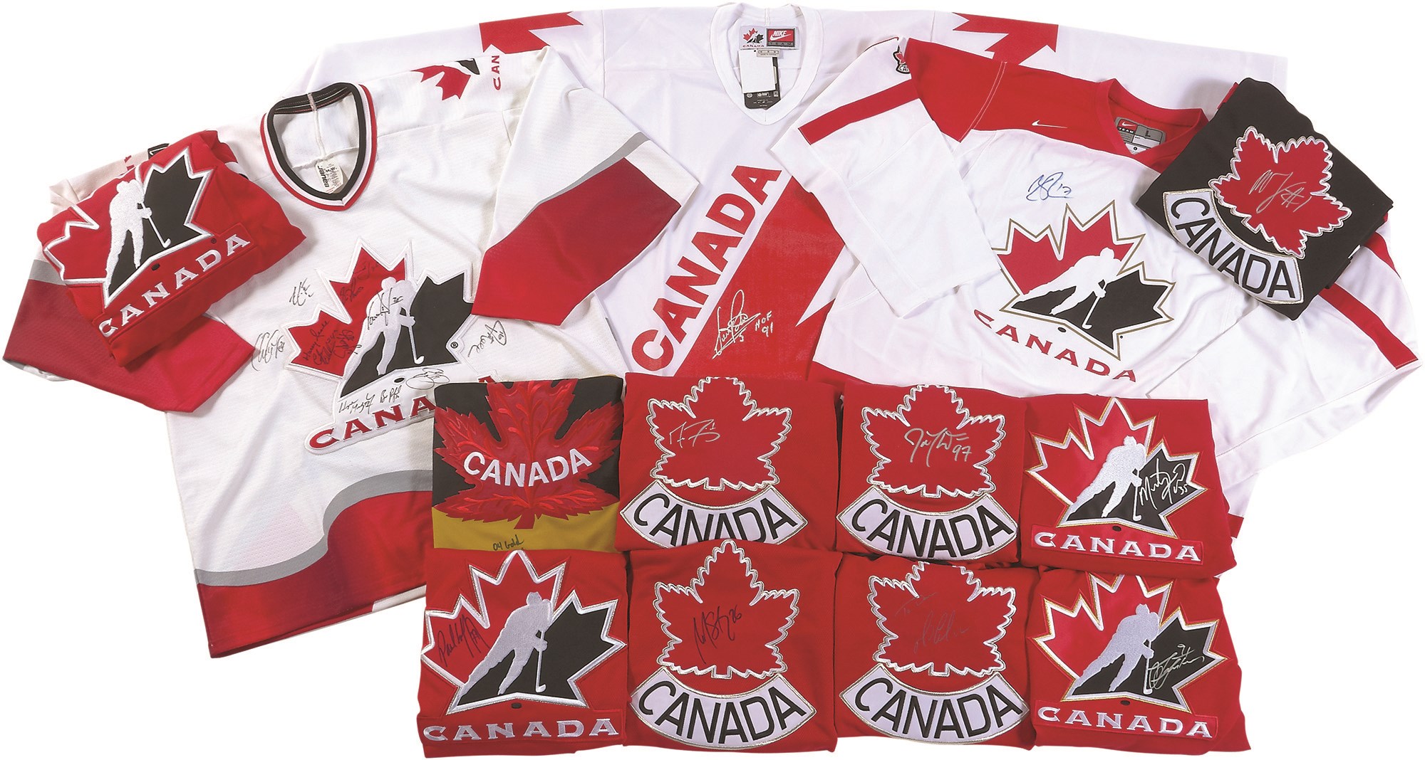 Hockey - Team Canada World Cup Signed Jersey Collection w/1996 Team-Signed (40+)