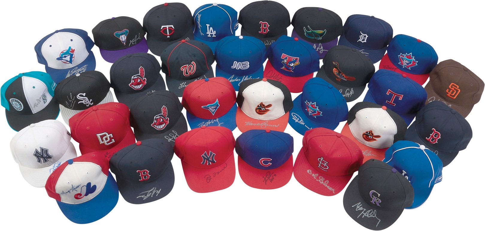Massive Signed Baseball Cap Collection (235+)