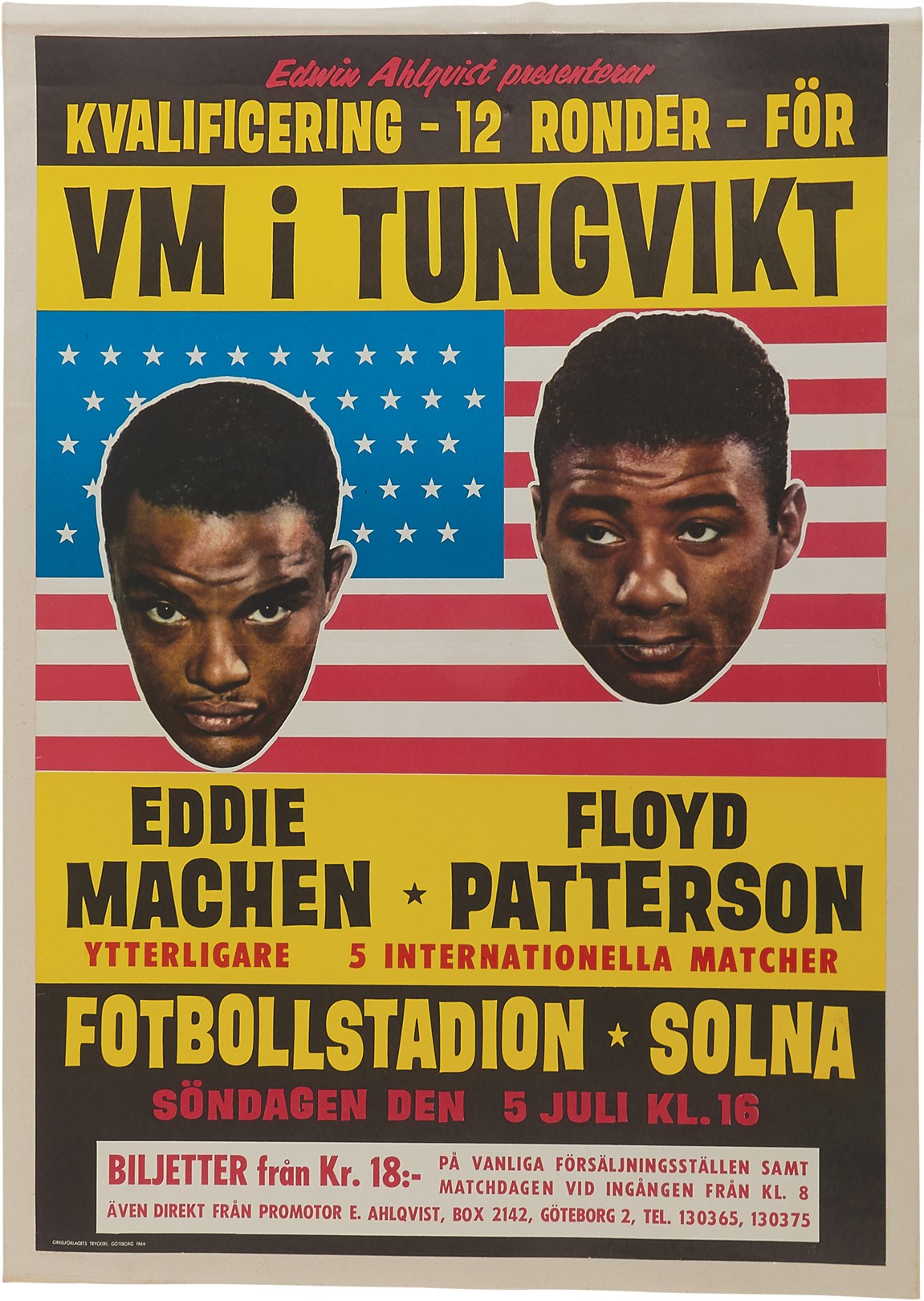 Muhammad Ali & Boxing - Patterson-Machen On Site Poster