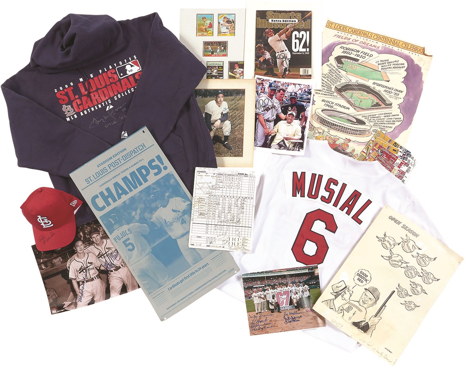 St. Louis Cardinals - Remainder of the Mike Shannon Collection (600+)