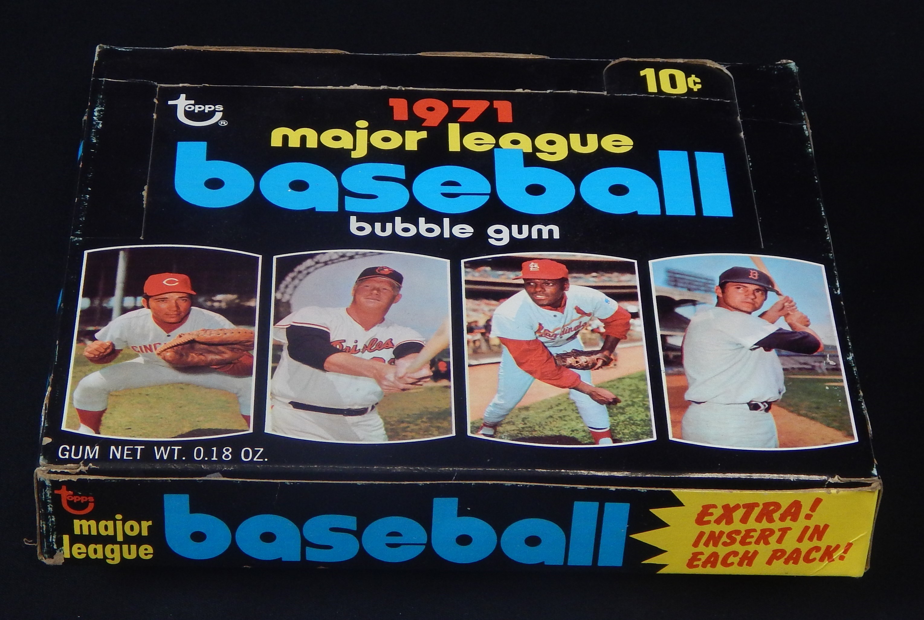 - 1971 Topps Wax First Series Empty Display Box