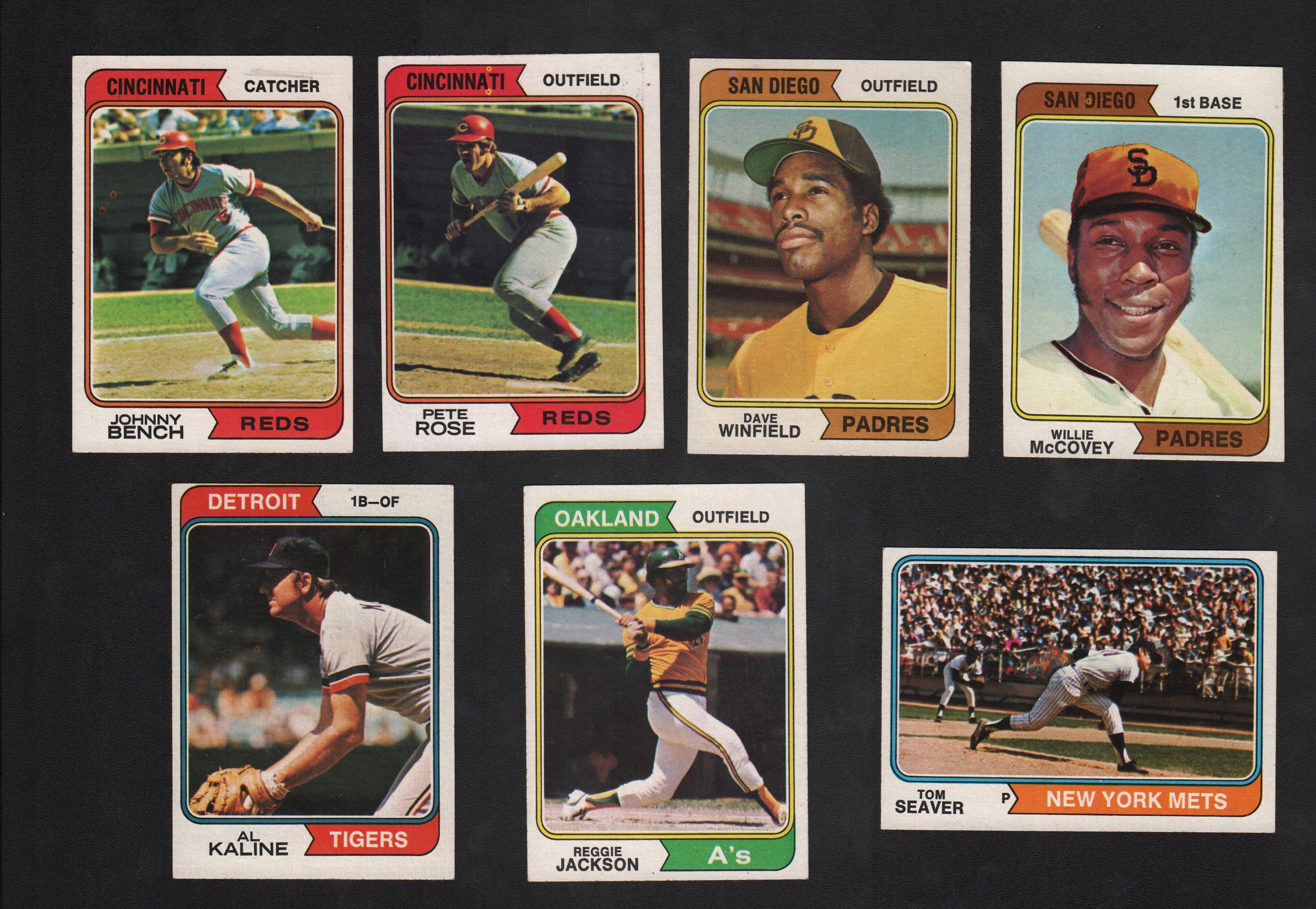- 1974 Topps Baseball Collection of over 900 Cards with Stars!