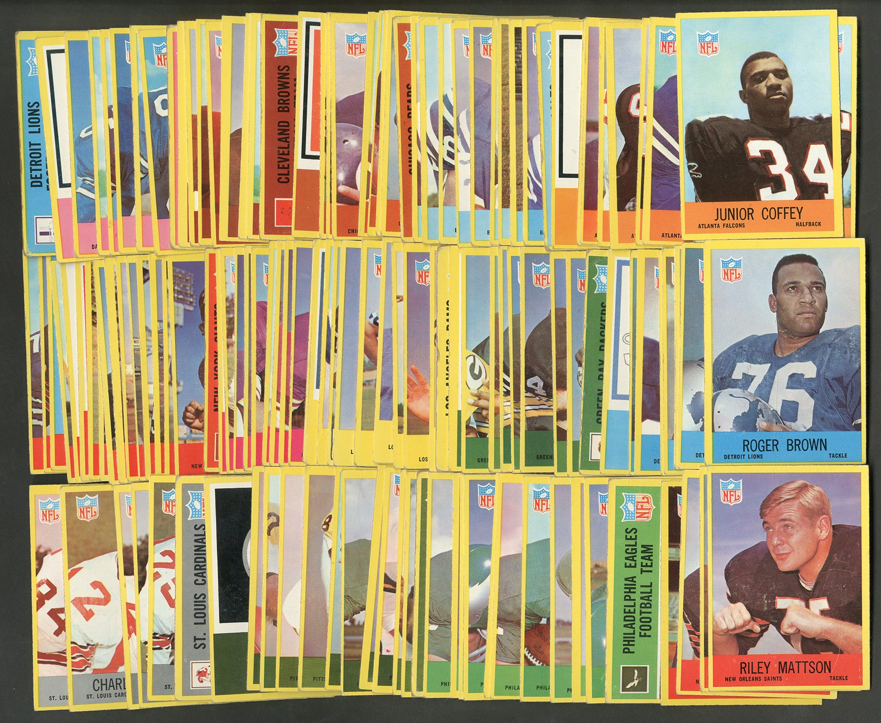 1964-67 Philadelphia Football Card Collection