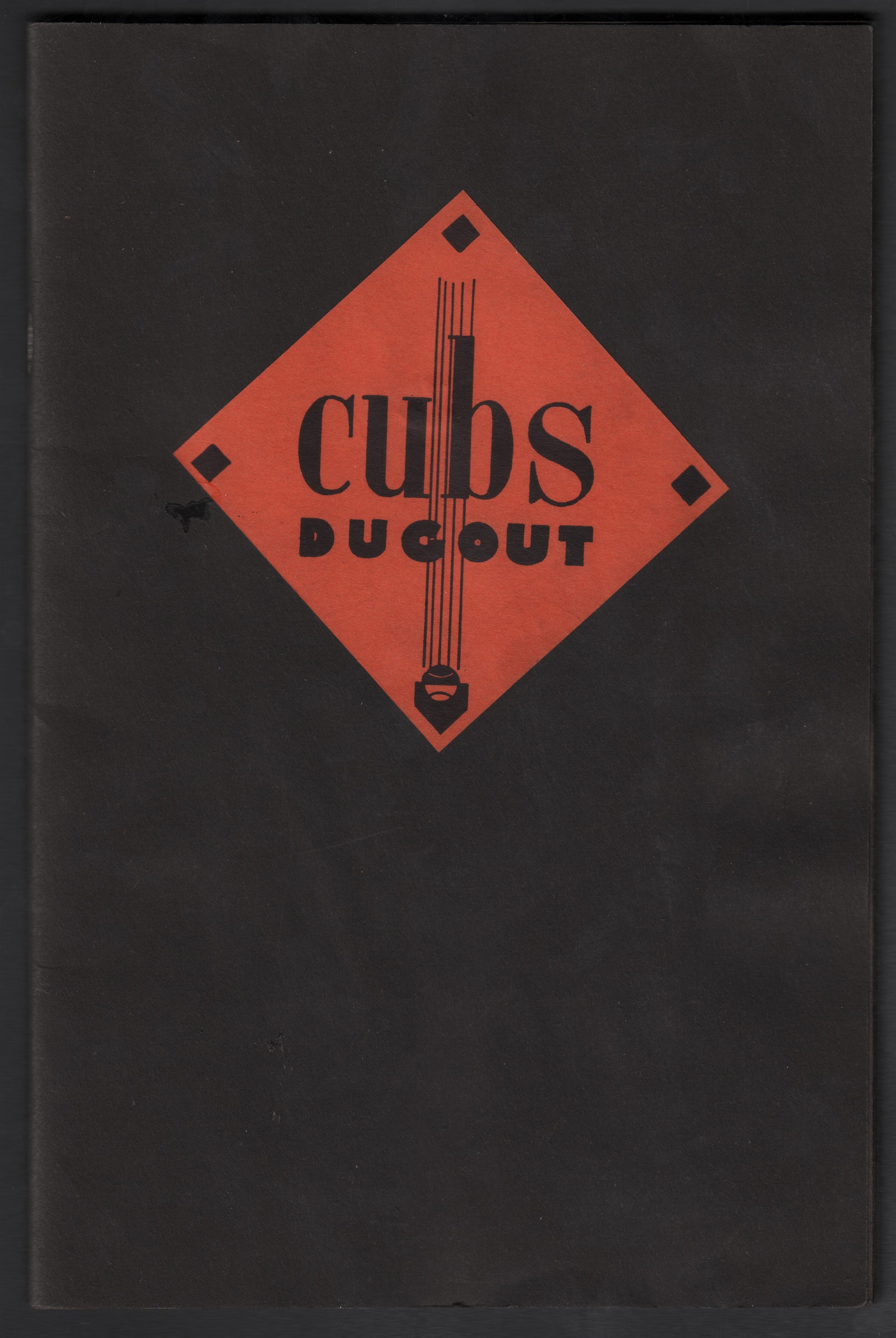 Baseball Memorabilia - 1938 Chicago Cubs Dugout Scrapbook