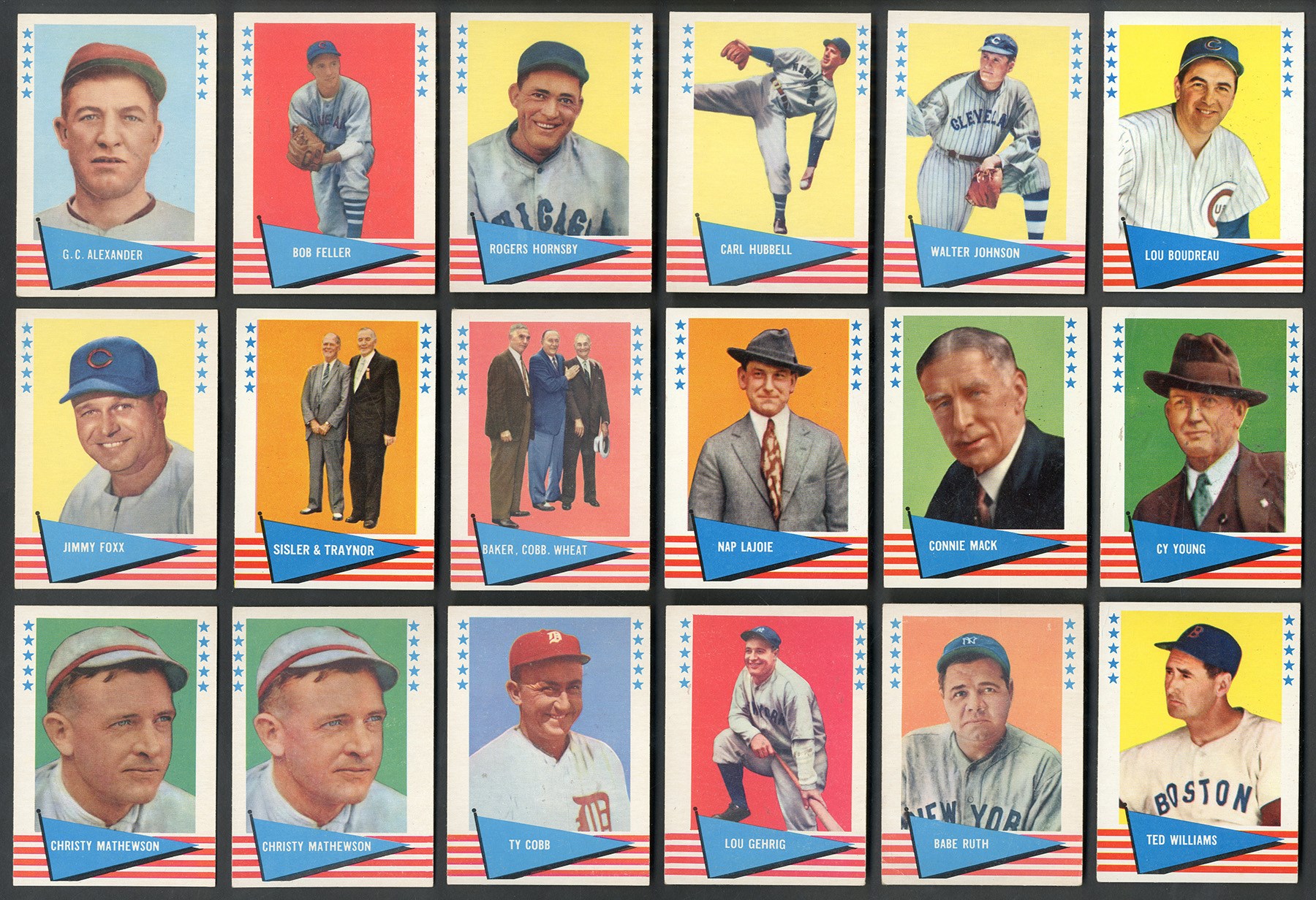 - 1960-63 Fleer and Post Collection of 1,250+ Cards with Stars and 1963 Fleer Set - LOADED!