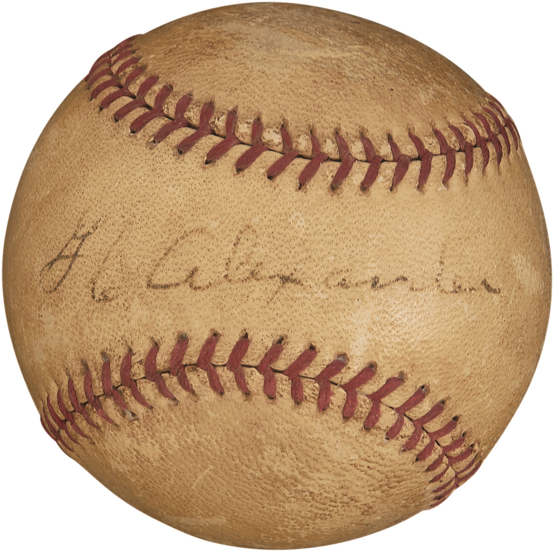Grover Cleveland Alexander Single-Signed Baseball (PSA)
