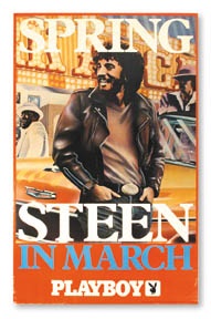 Bruce Springsteen "Playboy" Promo Poster