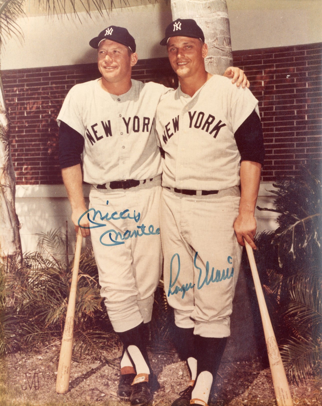 Mickey Mantle and Roger Maris Signed Photograph (JSA)