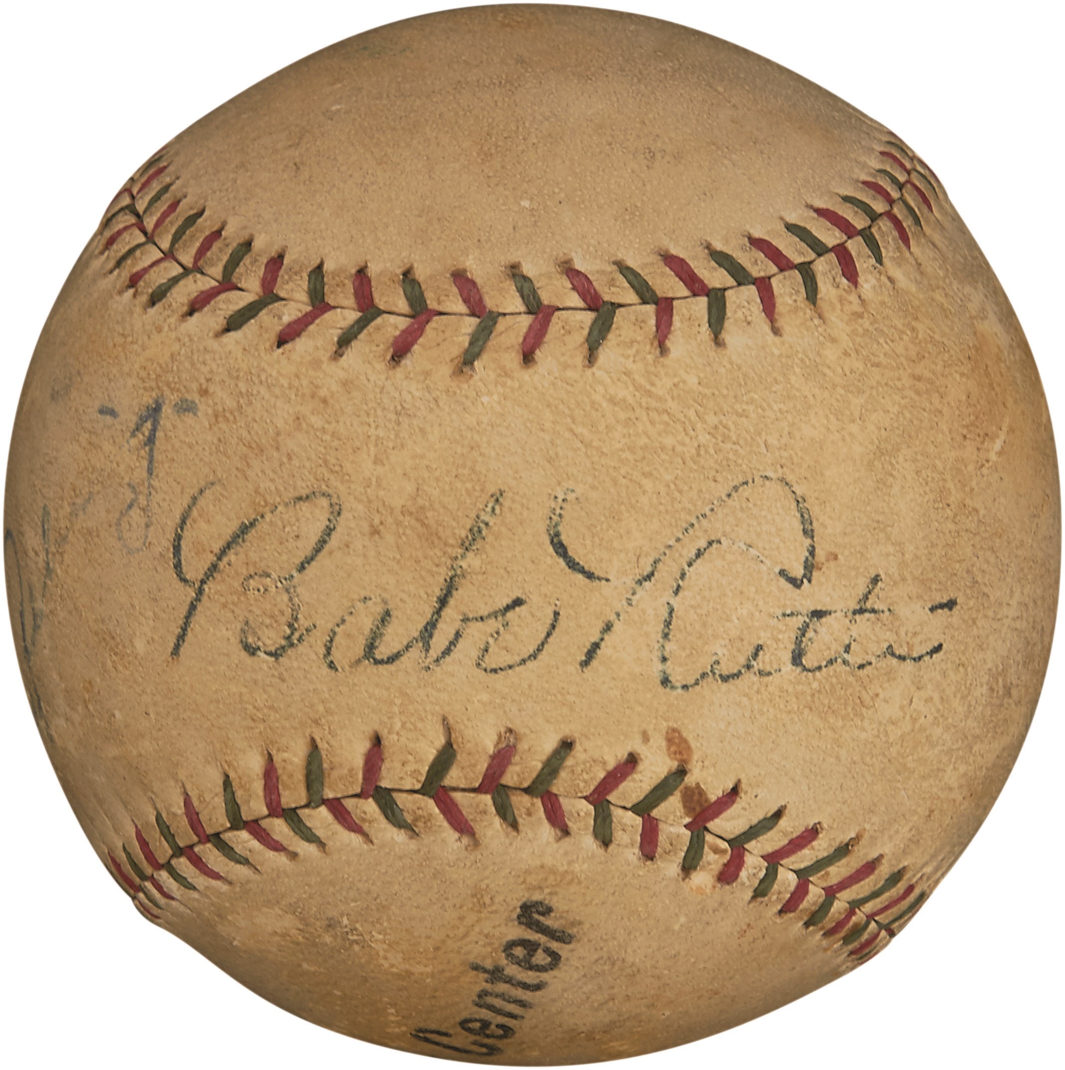 Babe Ruth and Lou Gehrig Signed Baseball (PSA)