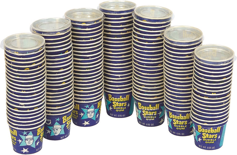 - 1973 Topps Candy Lids Empty Cup Collection (164)