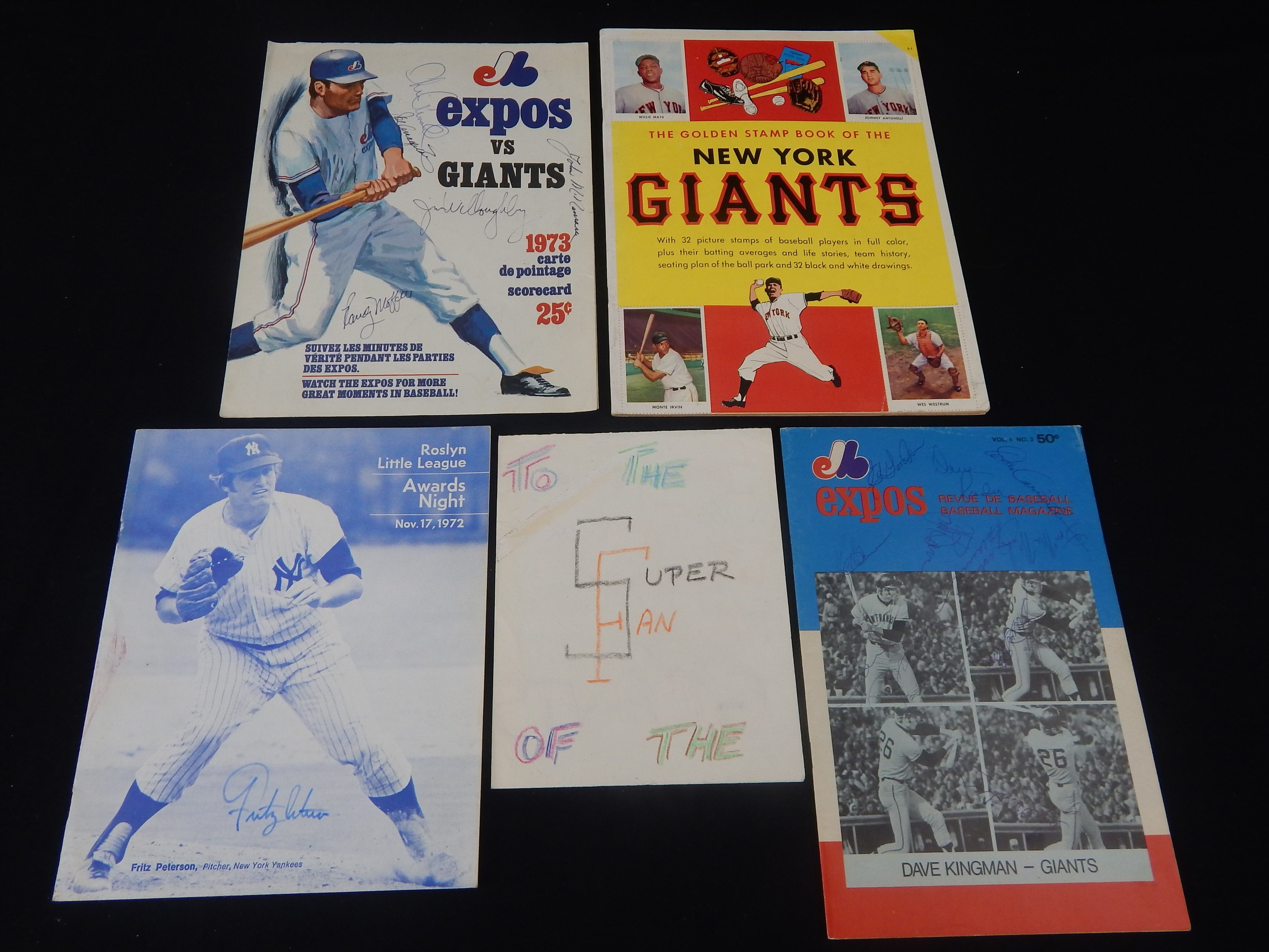 Tickets, Publications & Pins - 1940s-70s Sports Collection w/Magazines, Programs, Tickets, Schedules & More (50)