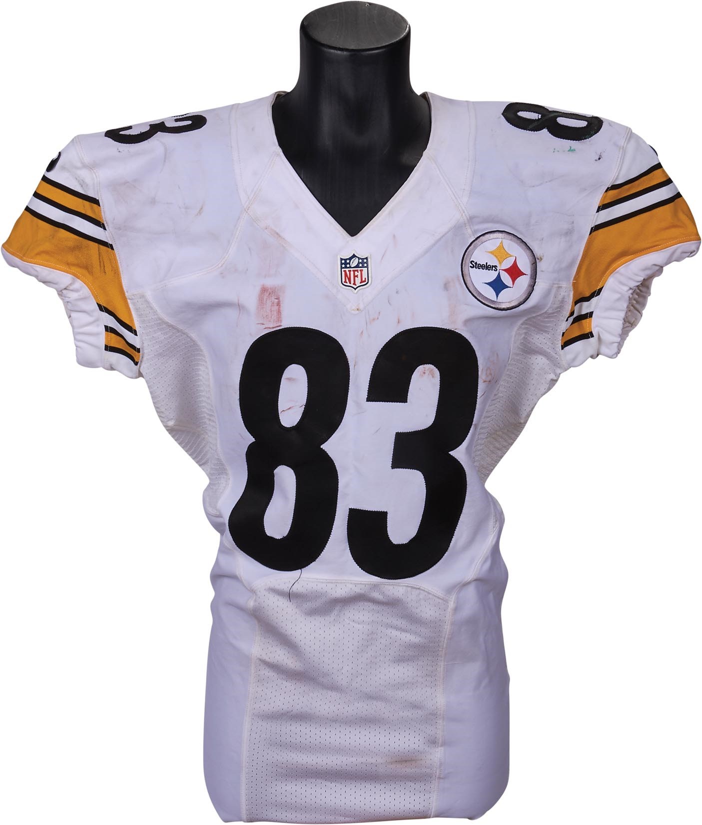 Football - 11/9/14 Heath Miller Game Worn Pittsburgh Steelers Jersey (Photo-Matched)