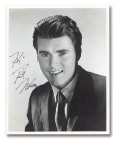 Music Autographs - Ricky Nelson Signed Photograph