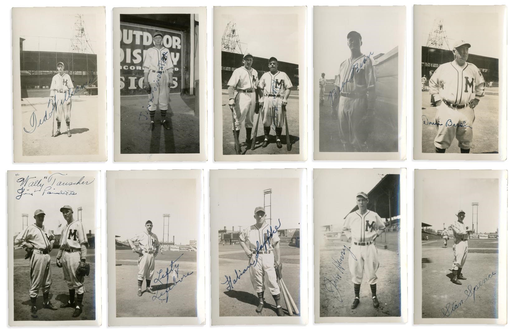 - 1938 Minneapolis Millers Signed Player Photograph Archive with Ted Williams (20)