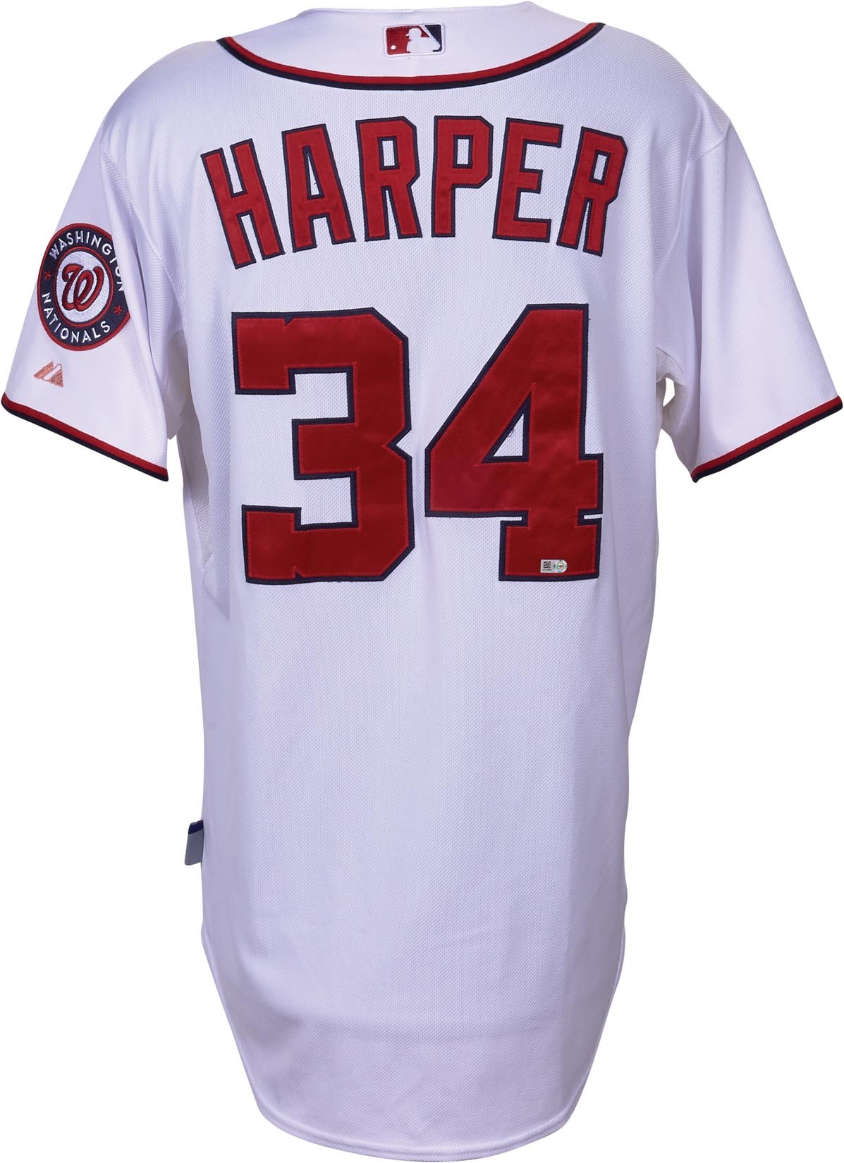 - 2014 Bryce Harper Game Worn "Walk-Off Home Run" Jersey (MLB Auth. & Photo-Matched to Five Games)