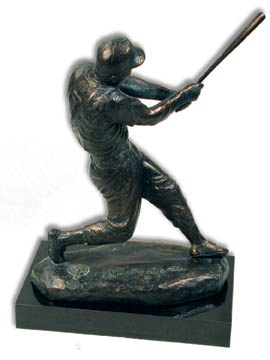 Mantle and Maris - Mickey Mantle Bronze Statue (15" tall)