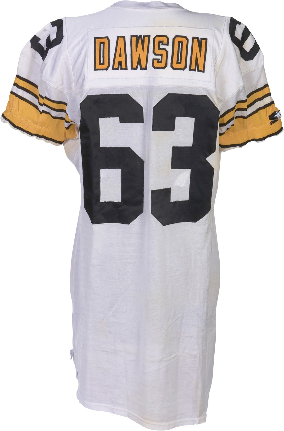 The Pittsburgh Steelers Game Worn Jersey Archive - 1993 Dermontti Dawson Pittsburgh Steelers Game Worn Jersey (Photo-Matched)