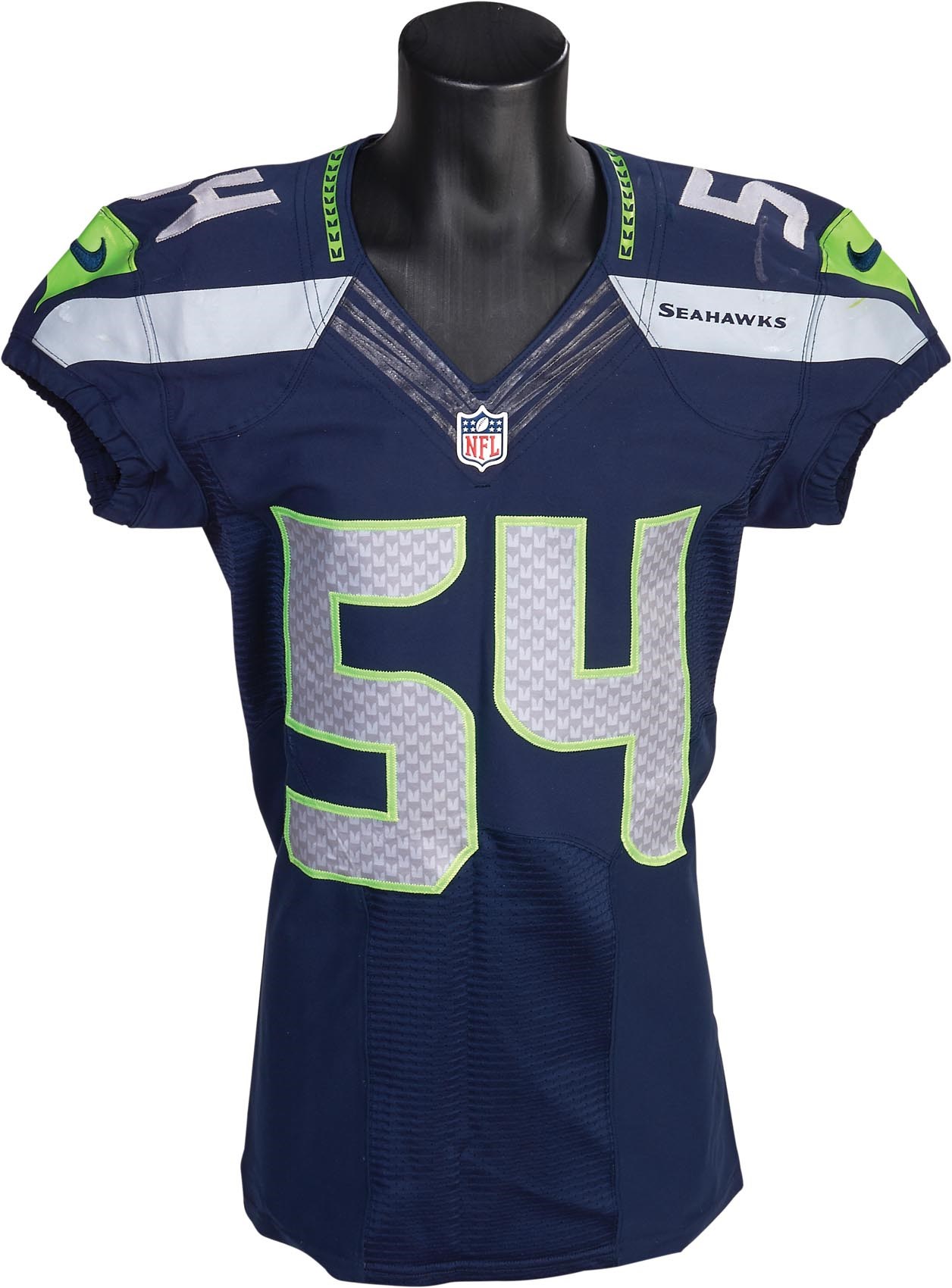 Football - 2012 Bobby Wagner Signed Game Worn Seahawks Jersey