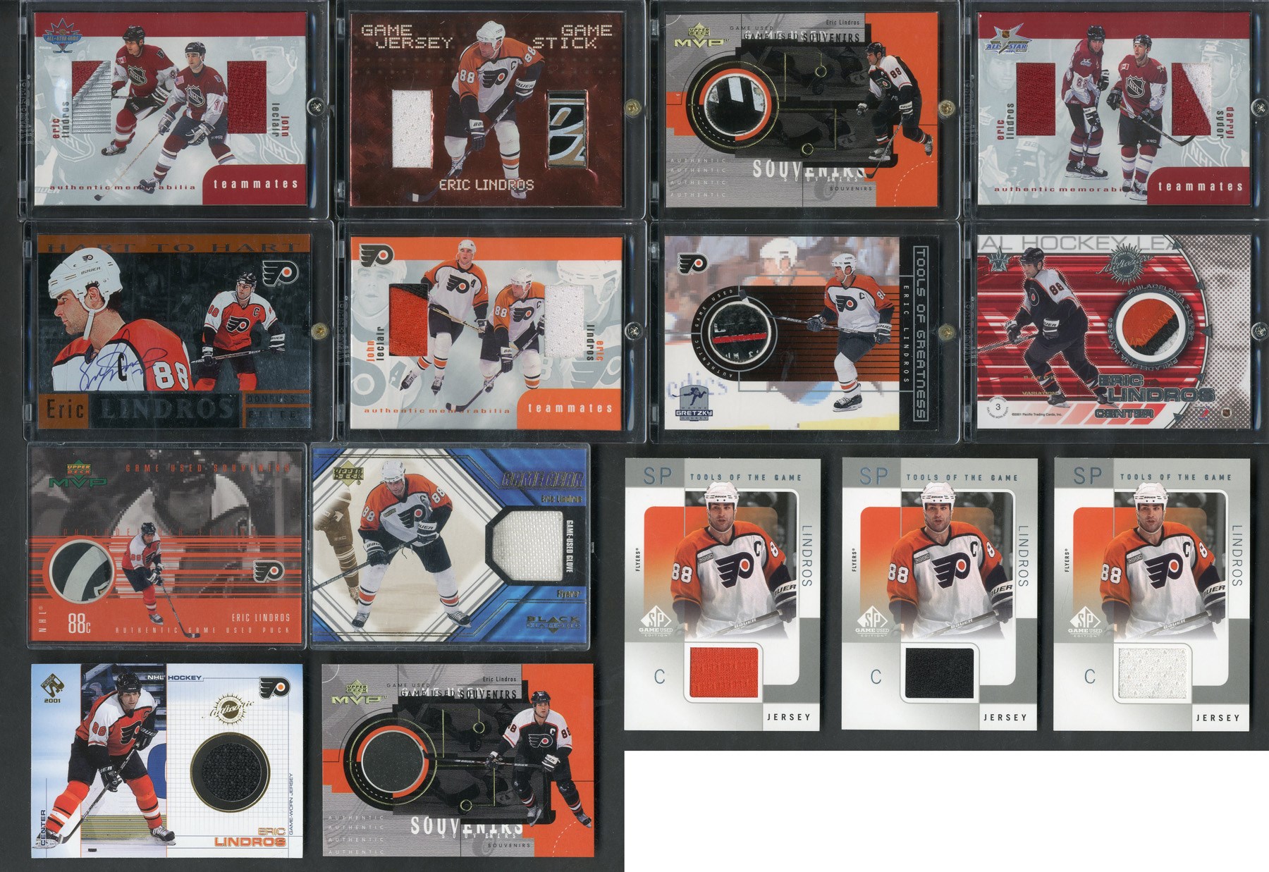 1990s-00s Eric Lindros Modern Insert Autograph & Memorabilia Collection (30+)