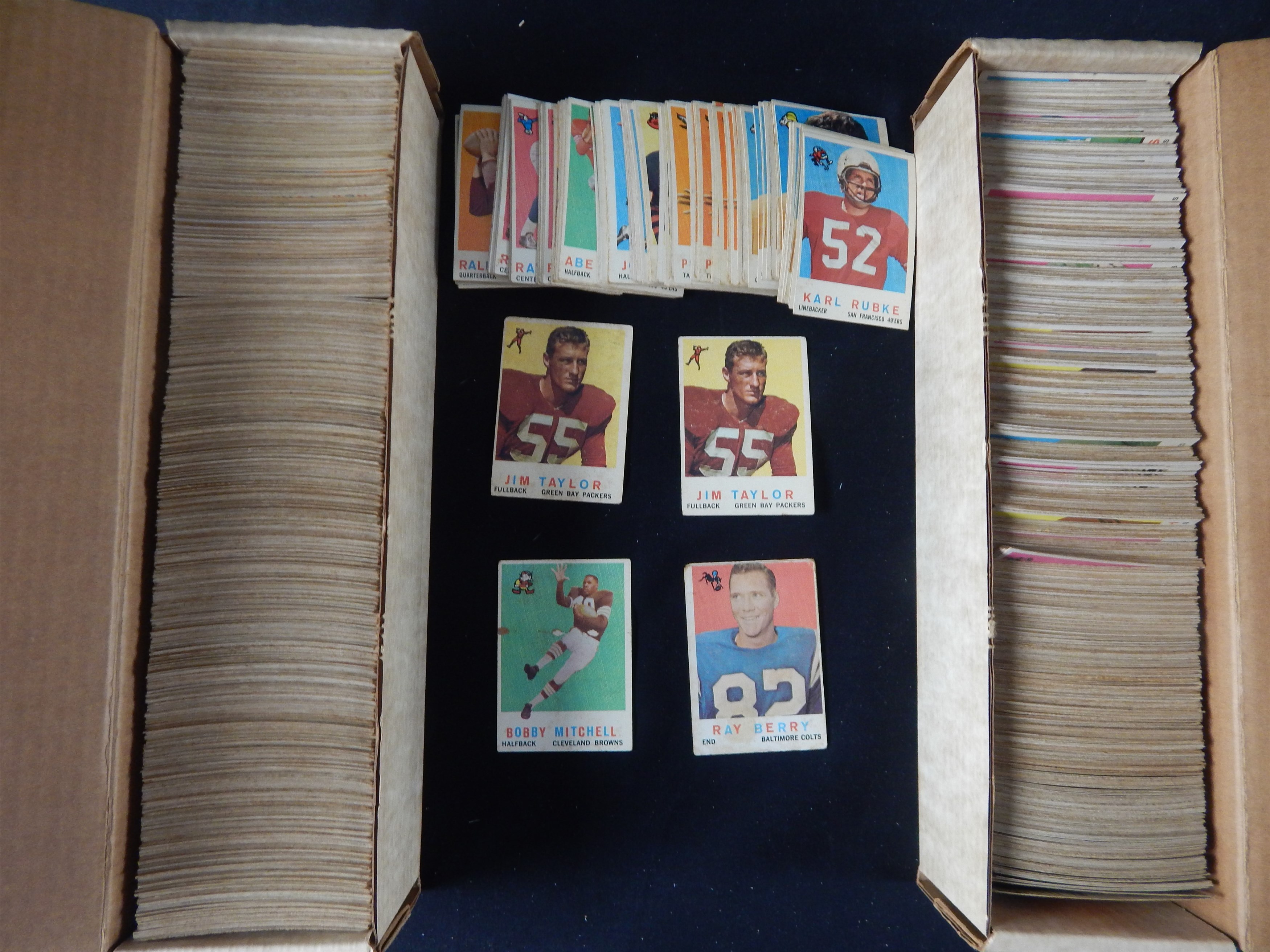 1959 Topps Football Collection of 1,500+ Cards