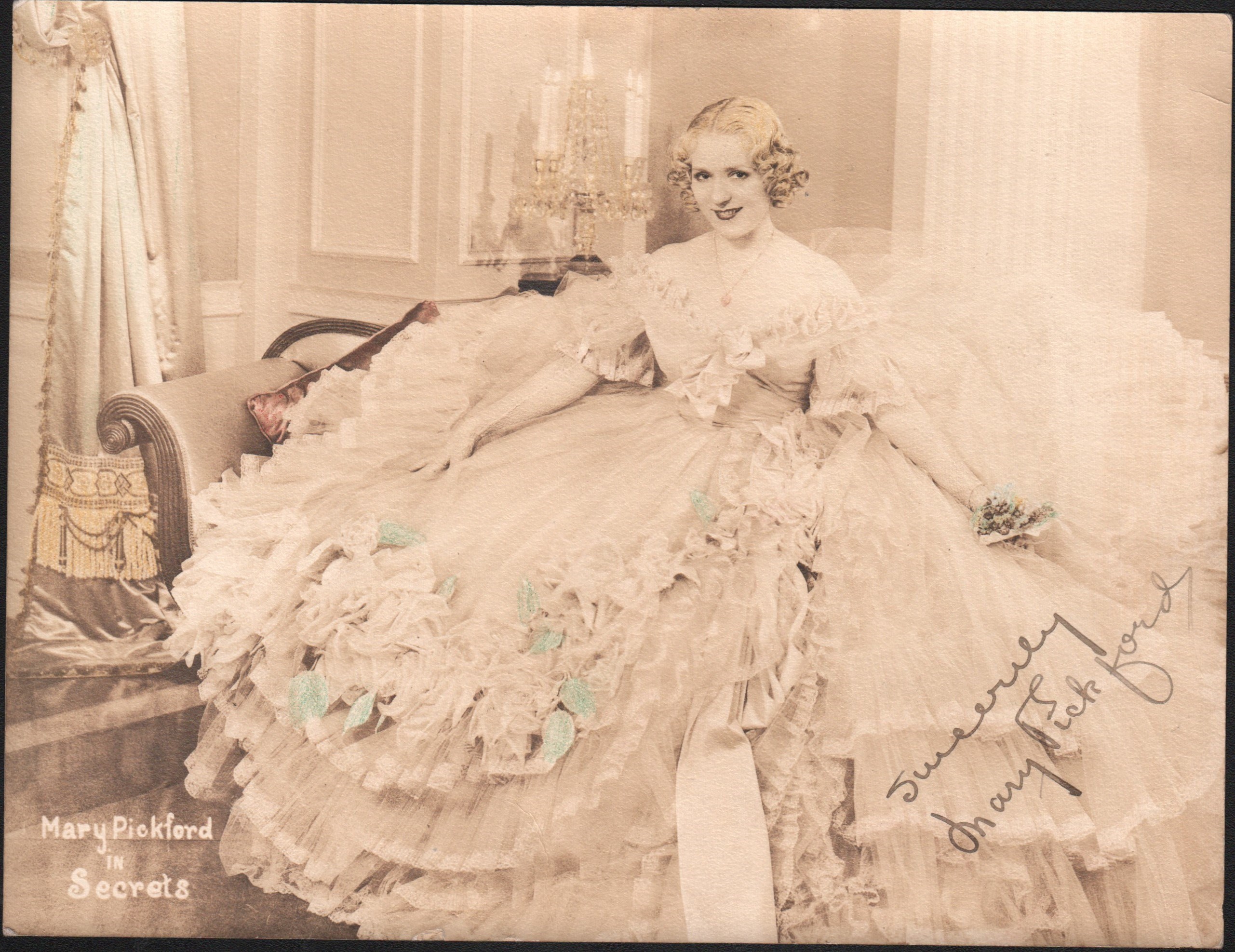 - 1930s Mary Pickford Signed Vintage Movie Promo Photo
