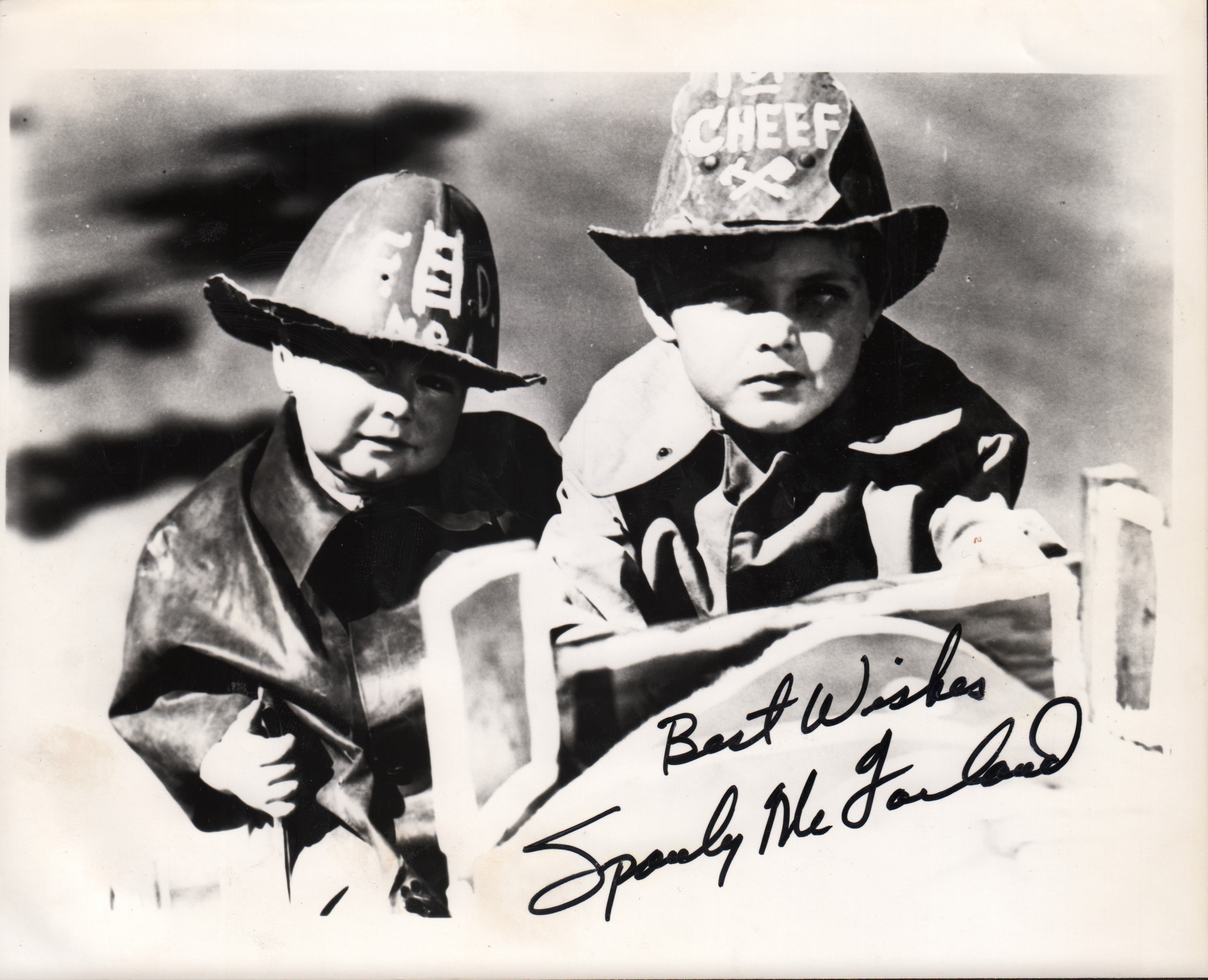 Our Gang's Spanky McFarland Signed Photo (PSA/DNA)